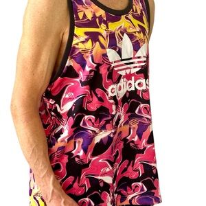 Adidas Originals Tank Top 2XL Pool Party Collection Trefoil Logo